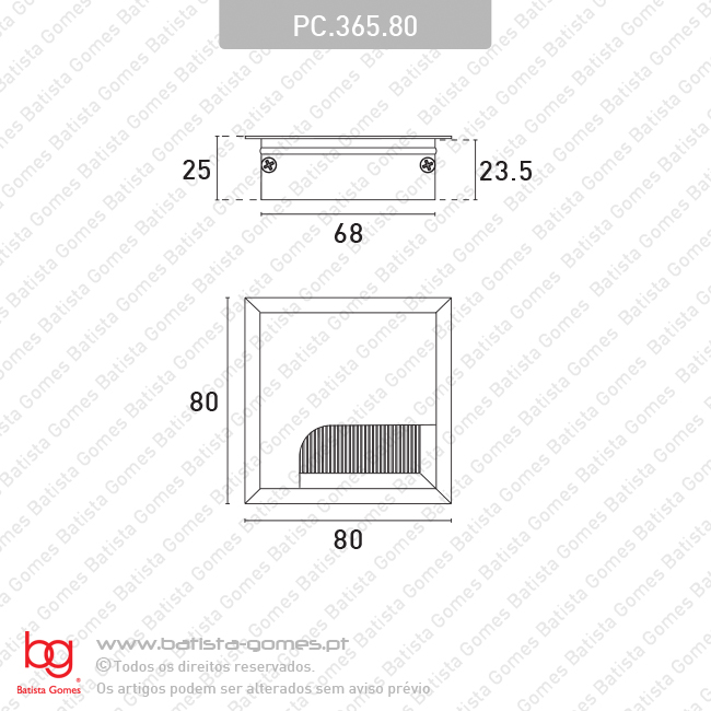 Passa cabos em alum�nio para mesas
